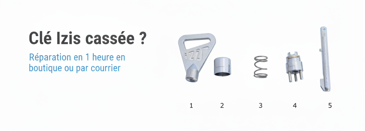 Réparation clé Izis